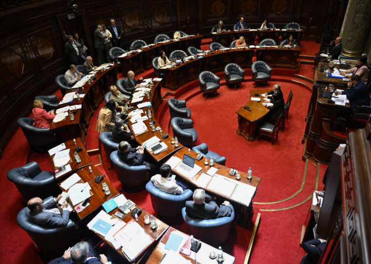 A Câmara uruguaia aprovou a medida por 20 votos a favor de um total de 31 senadores
