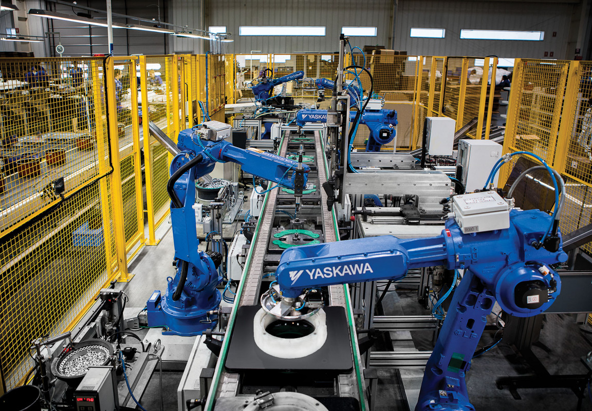 Braços robóticos são amplamente utilizados na unidade de cutelaria da Tramontina, em Carlos Barbosa | Tramontina/Divulgação/jc