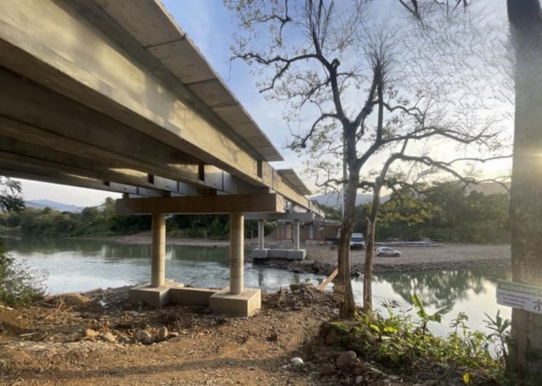Nova ponta sobre o Rio Três Forquilhas já está com 80% de sua estrutura concluída