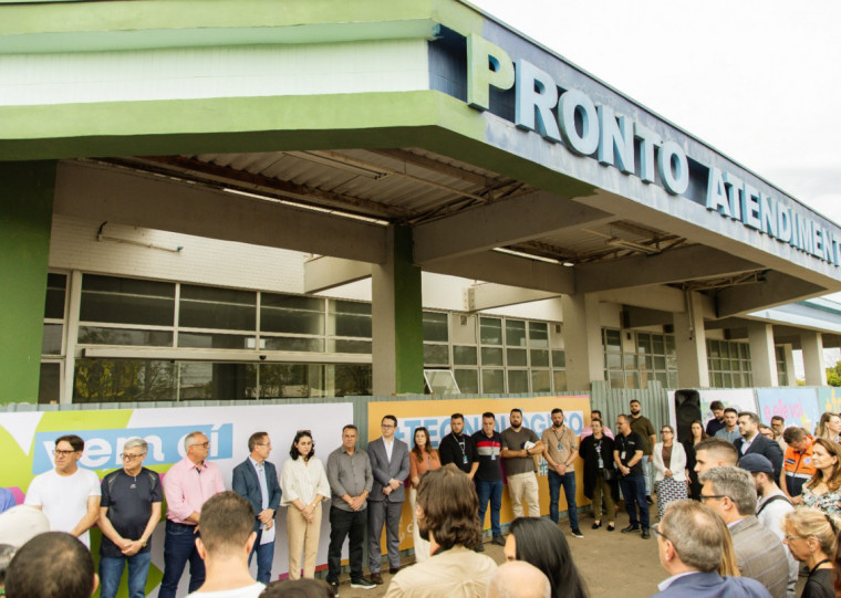 Obras no local sofreram interferência devido a enchente de 2024 que atingiu Canoas 