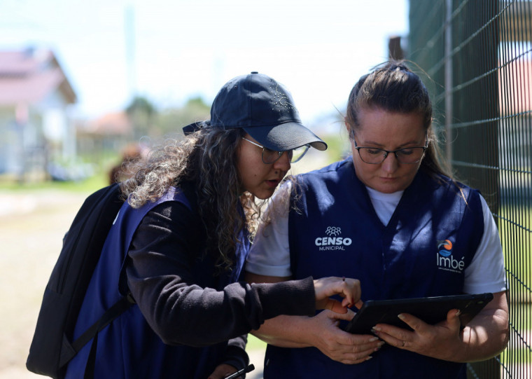 Agentes recenseadores visitarão todas as residências da cidade com moradores fixos e serão monitorados eletronicamente 