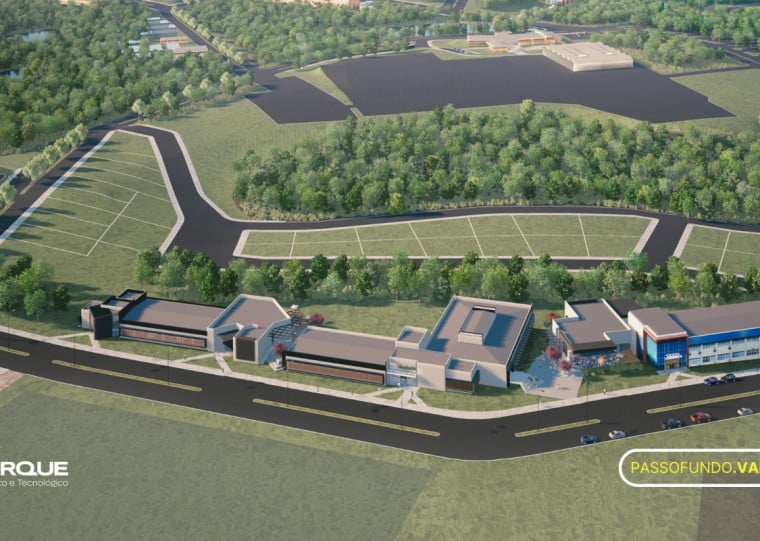 O Passo Fundo Valley terá 2,9 mil metros quadrados de área construída 