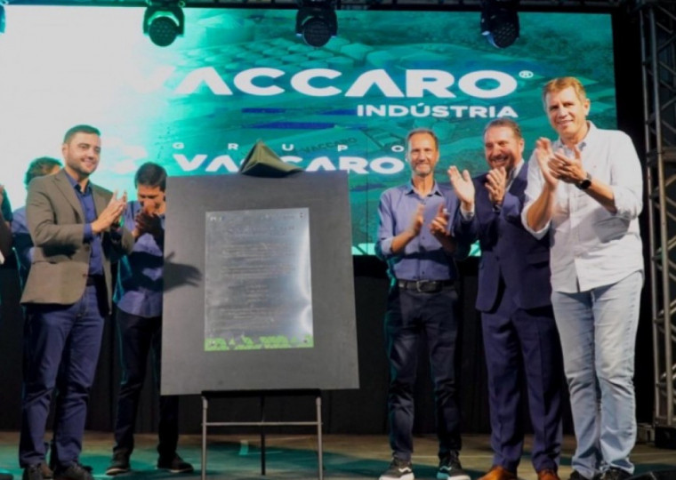 Com investimento de R$ 110 milhões, a Vaccaro Indústria inaugurou nova planta industrial