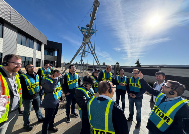 Comitiva conheceu as instalações da multinacional em Omaha