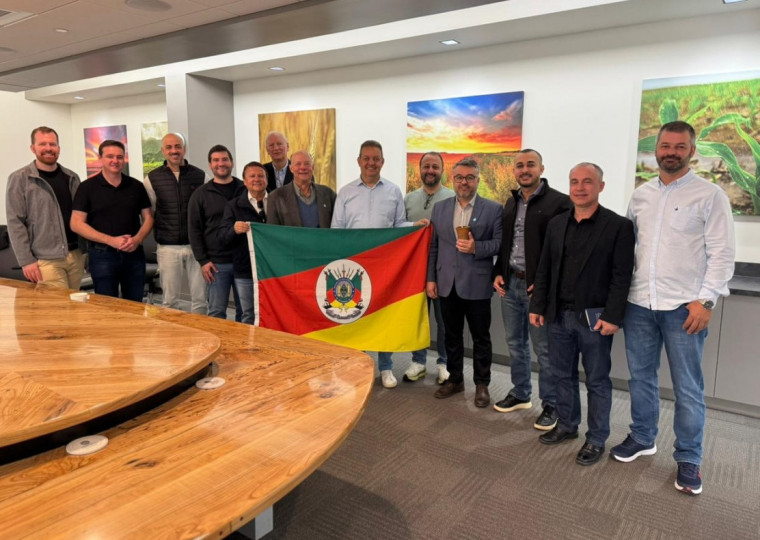 Integrantes da comitiva gaúcha e do instituto norte-americano fizeram reunião final na última sexta-feira