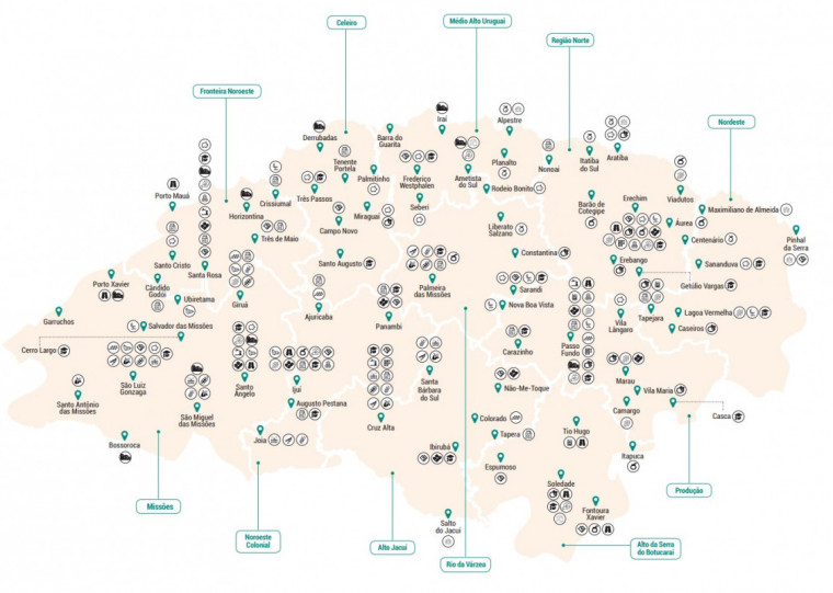 Mapa aponta oportunidades para o desenvolvimento da Macrorregião Norte do RS