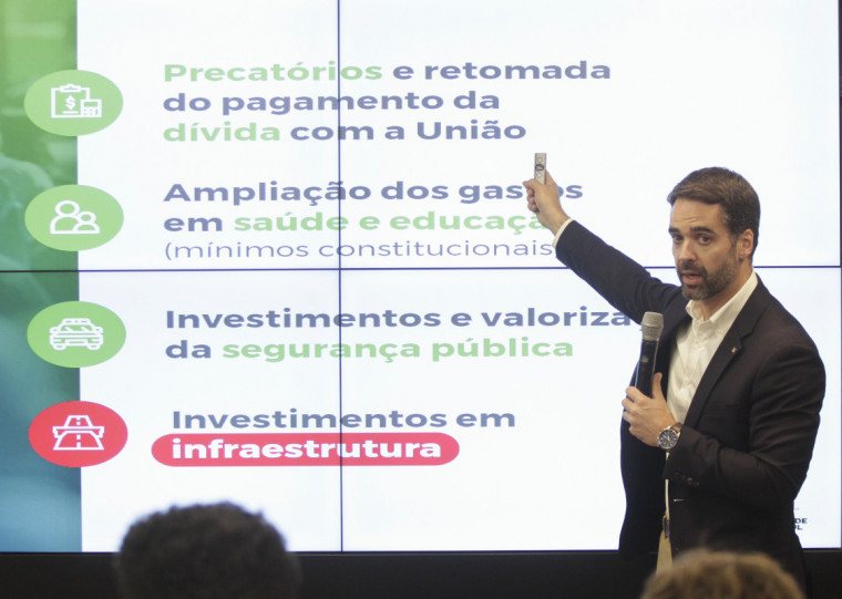 Governador Eduardo Leite detalhou nesta terça-feira (28) futuros leilões