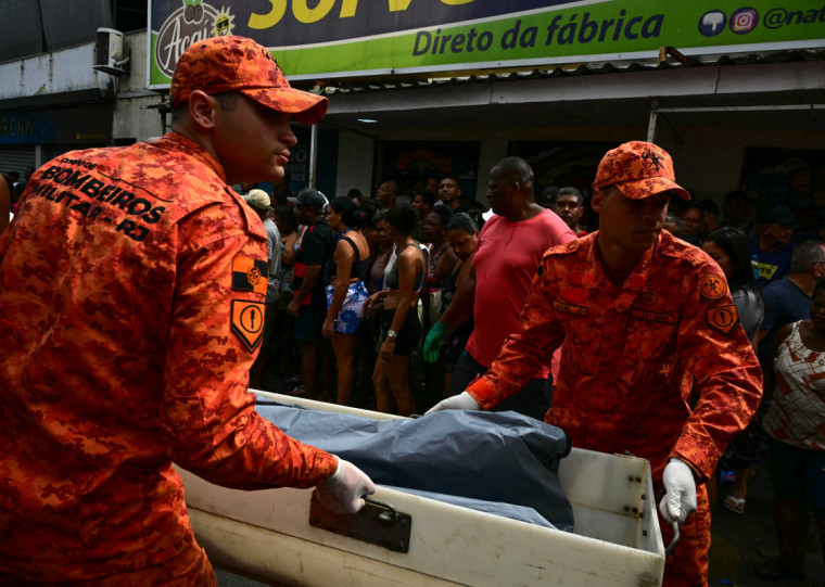 De acordo com o governo, 117 corpos foram oficialmente contabilizados para identificação