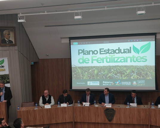 Plano Estadual de Fertilizantes avança na Assembleia Legislativa