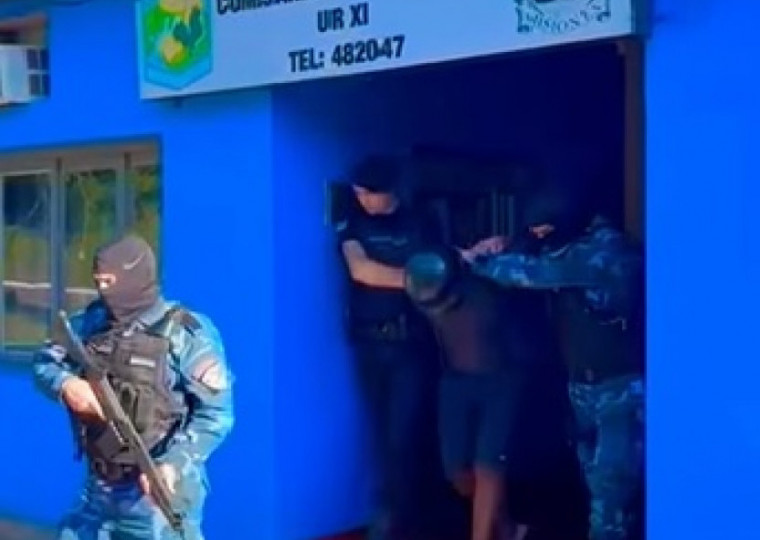 Os homens foram capturados na cidade de Alba Posse, que faz fronteira com o Rio Grande do Sul