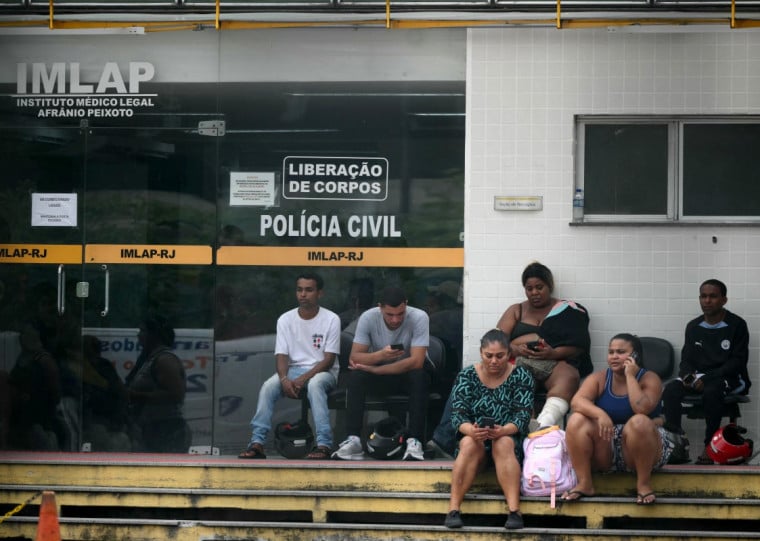 Os corpos foram levados para o IML Afrânio Peixoto no Rio de Janeiro