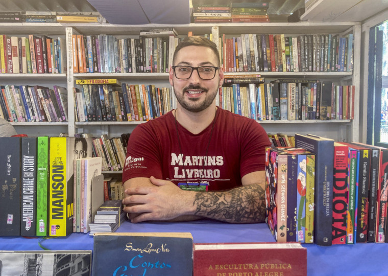 Filippini, da Martins Livreiro, acredita que esta edição da Feira será melhor do que as anteriores