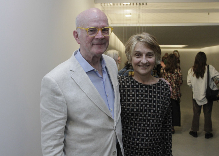 Eliane Tedesco com Guto Lacaz