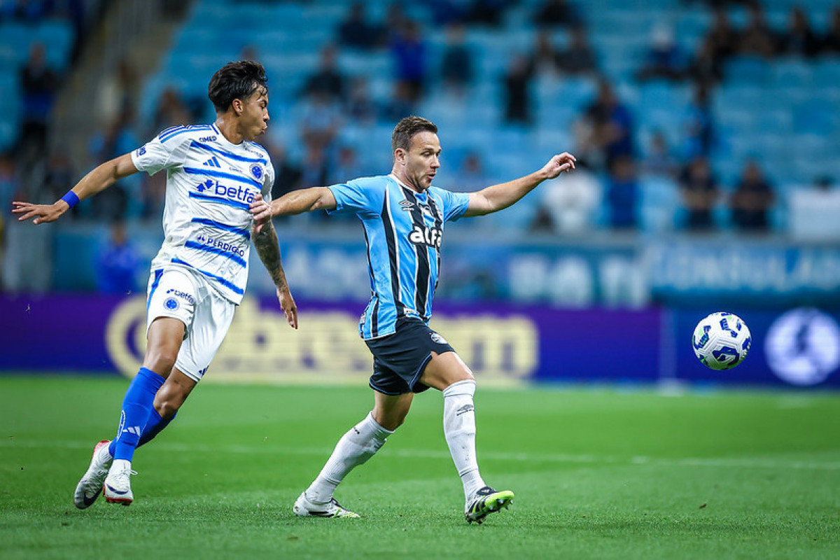 Grêmio peca na bola área e é derrotado pelo Cruzeiro na Arena