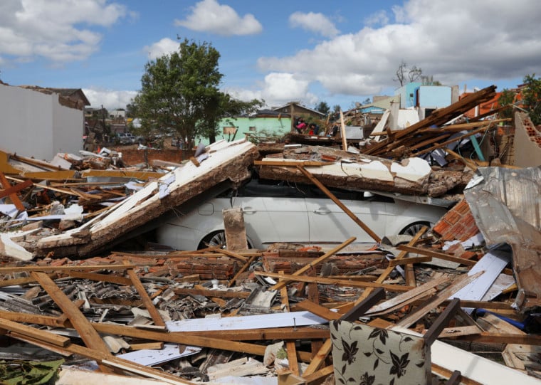Tornado mais forte atingiu ventos de até 217 km/h no condado de Wise