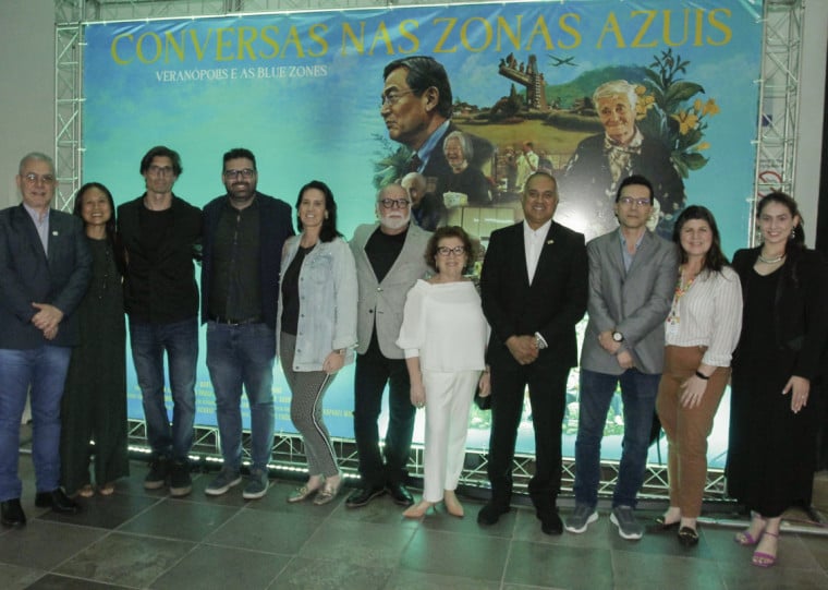 Equipe realizou o lançamento em Porto Alegre para exaltar as zonas azuis, locais onde os cidadãos vivem mais do que a média