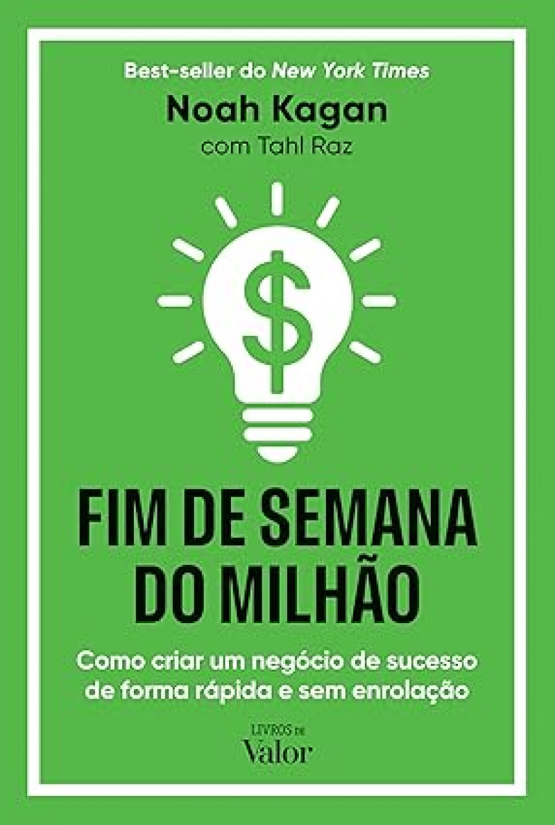 capa livro Fim de Semana do Milhão | Editora Livros de Valor/ Divulgação/ JC