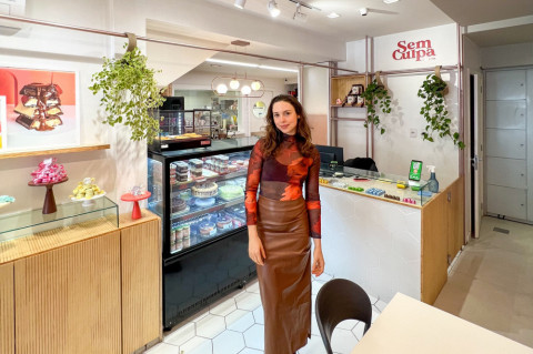 Caroline Coradini é a empreendedora à frente da Sem Culpa