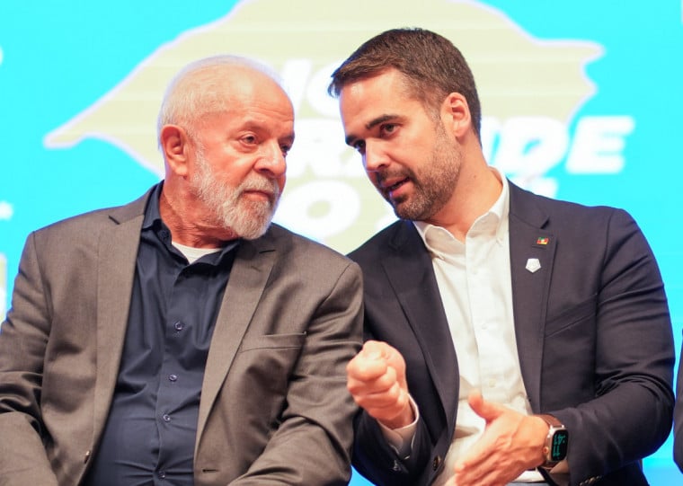 Dados que comparam o cenário entre Lula e Leite são da Pesquisa Genial/Quaest