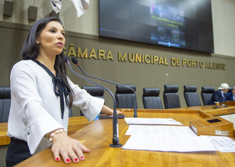 A vereadora Mariana Lescano (PP) é a autora do projeto 