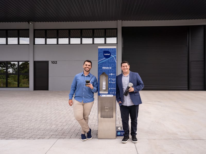 Alex Sander da Rosa e Samuel Panta são sócios da Icehot<br />Foto: ICEHOT/DIVULGAÇÃO/JC