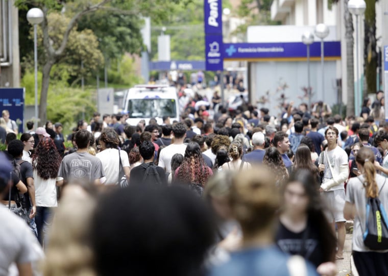 Em Porto Alegre, o campus da Pucrs foi um dos principais locais de realização das provas