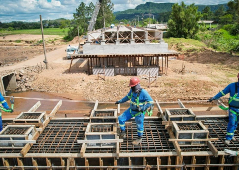 Rodovia foi uma das mais impactadas pela enchente de 2024