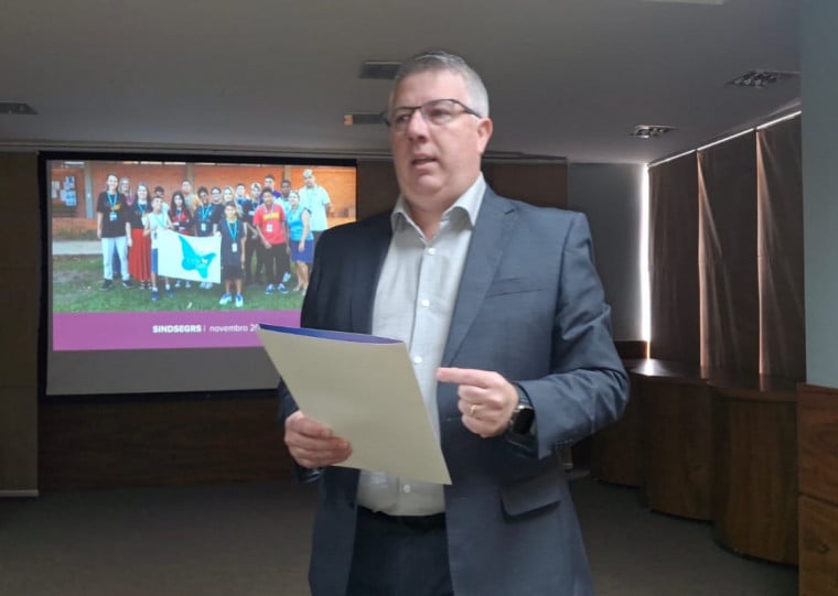 Presidente do Sindseg-RS, Ederson Daronco