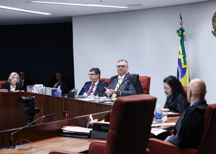 Flávio Dino conduziu julgamento do núcleo 3, integrado pelos kids pretos