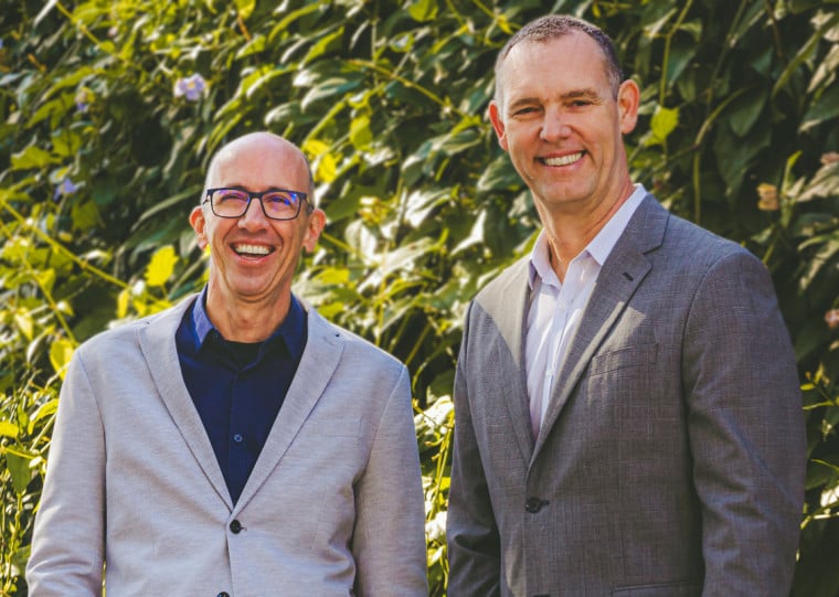 Leandro Ceccato (CEO da Smark) Fábio Beckenkamp (CTO)