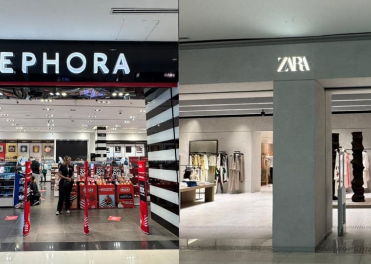 Minuto Varejo - montagem Zara e Sephora - iguatemi Porto Alegre - lojas - cosméticos - moda 