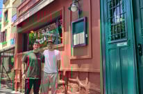 Pedro Justo e Rodolfo Becker são dois dos cinco sócios do Mesa Pizza, novidade no Moinhos de Vento