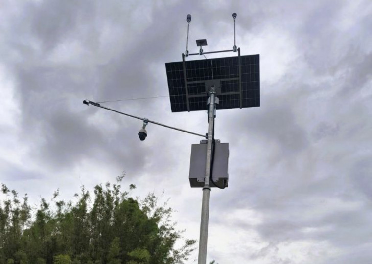 Maquinário foi instalado na manhã de sexta-feira na localidade de Paço do Pilão