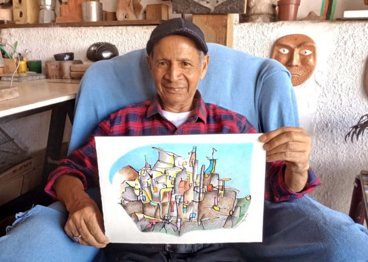 Iniciativa do Espaço Cultural do Hotel Praça da Matriz encerra a temporada destacando a temporada do desenhista veterano
