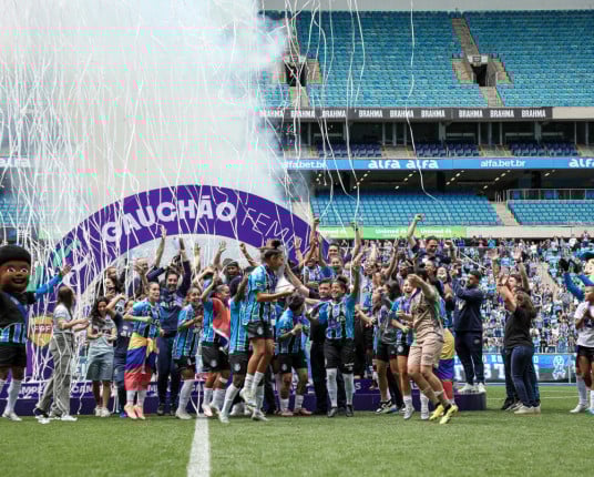 Grêmio vence o Juventude na Arena e conquista o hexacampeonato do Gauchão feminino