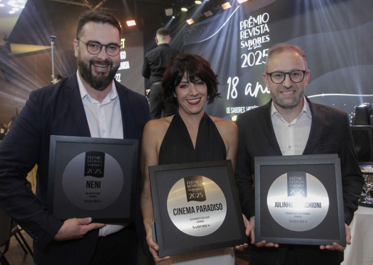  Marcelo Borba, Nati Tussi e Jonas Esteves, premiados de Gramado