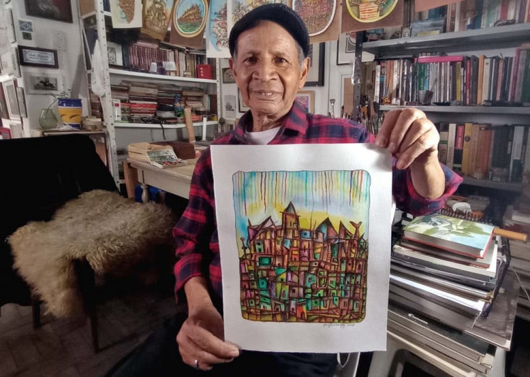 Gravurista, pintor e desenhista, Paulo Chimendes é um dos mais versáteis e colaborativos nomes das artes plásticas no Estado