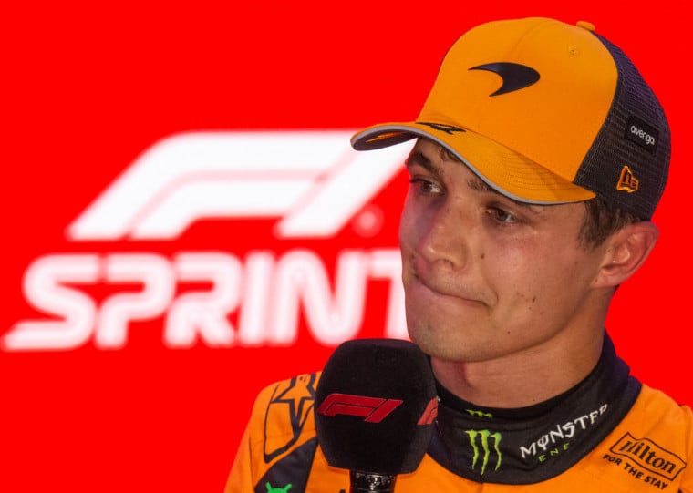 Norris é o atual líder do Mundial de Pilotos da Fórmula 1