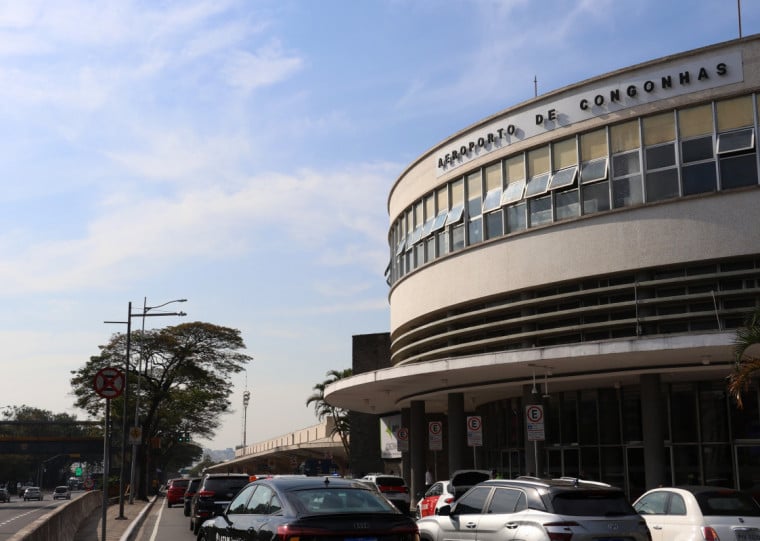 Aeroporto de Congonhas, no coração de São Paulo, é um dos mais movimentados do Brasil e que receberá o maior volume de aportes