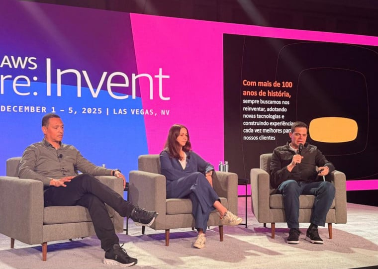 Executivos do Itaú apresentaram case de uso de agentes no AWS re:Invent 25