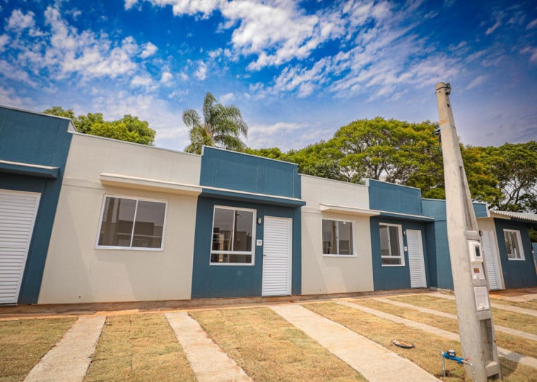 Moradias doadas pelo Sinduscon-RS ficam na rua Pedro Boticário, no bairro Partenon