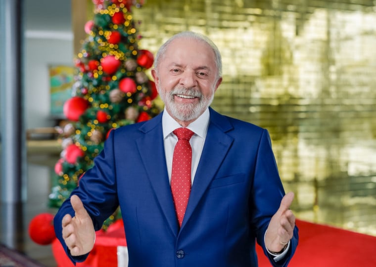 Lula fez pronunciamento de Natal
