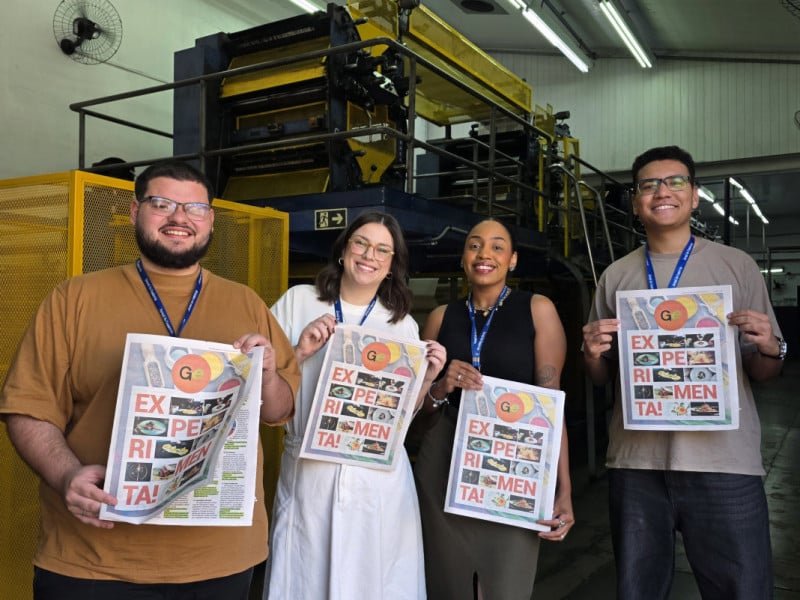 Dener Pedro, Isadora Jacoby, J&uacute;lia Fernandes e Gustavo Marchant <br />Foto: Giovanna Sommariva/Especial/JC