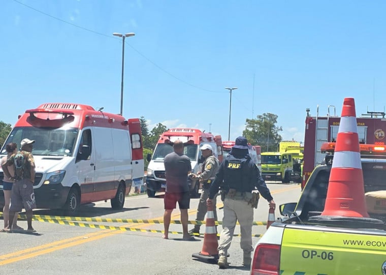 Ao todo, nove pessoas foram socorridas e levadas ao Pronto Socorro do município