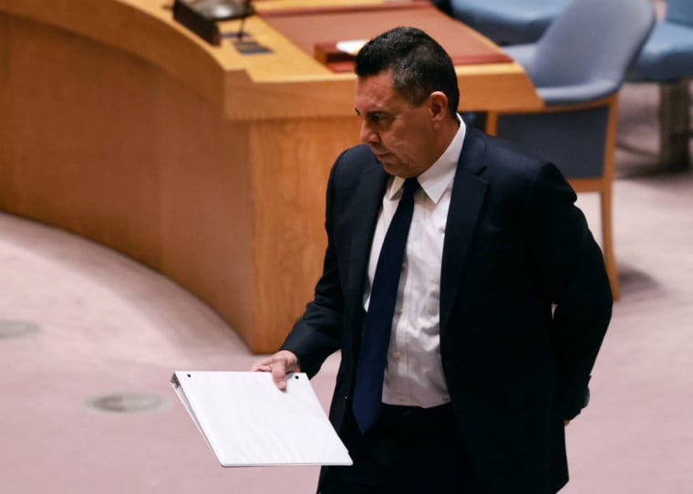 Samuel Moncada disse que ações dos EUA constituem uma violação flagrante da Carta das Nações Unidas,