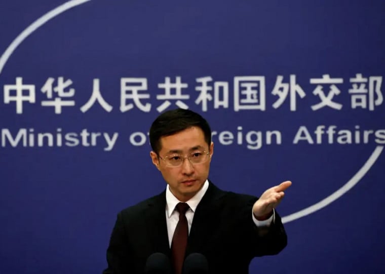 Porta-voz do Ministério das Relações Exteriores, Lin Jian,  declarou que Pequim mantém "cooperação positiva"