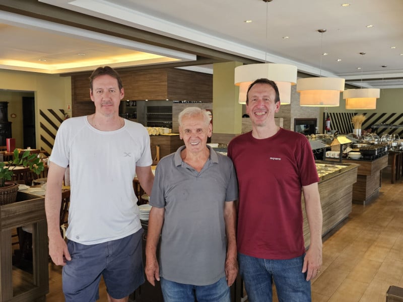 Fam&iacute;lia Goldani lidera restaurante Maquin&eacute;, em Cap&atilde;o da Canoa<br />Foto: Jamil Aiquel/Especial/JC