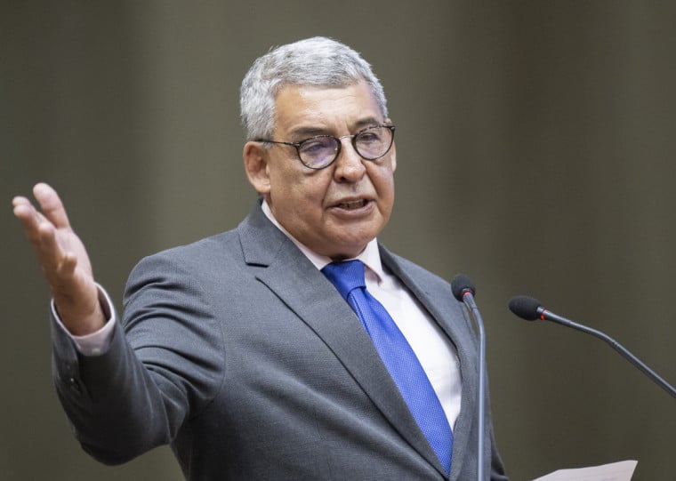 Prefeito de Porto Alegre, Sebastião Melo, em discurso na tribuna do Legislativo no dia 5 de janeiro