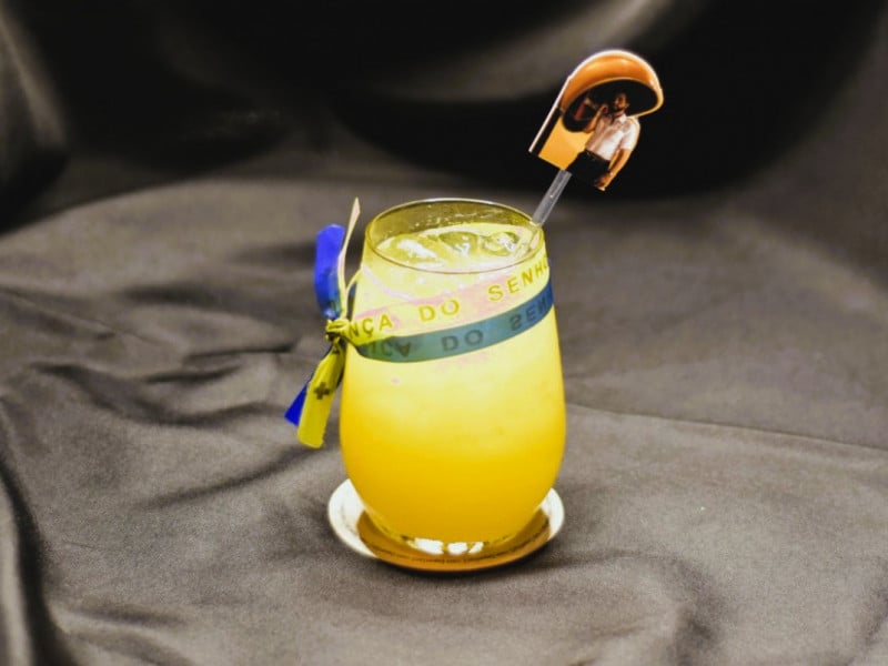 Drink inspirado no ator carrega elementos da Bahia<br />Foto: Spoiler/Divulga&ccedil;&atilde;o/JC