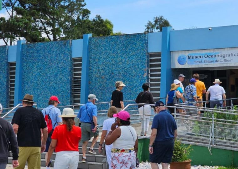 City-tours levam turistas nacionais e estrangeiros a atra&ccedil;&otilde;es como o Museu Oceanogr&aacute;fico e o Centro Hist&oacute;rico de Rio Grande | Prefeitura de Rio Grande/Divulga&ccedil;&atilde;o/Cidades